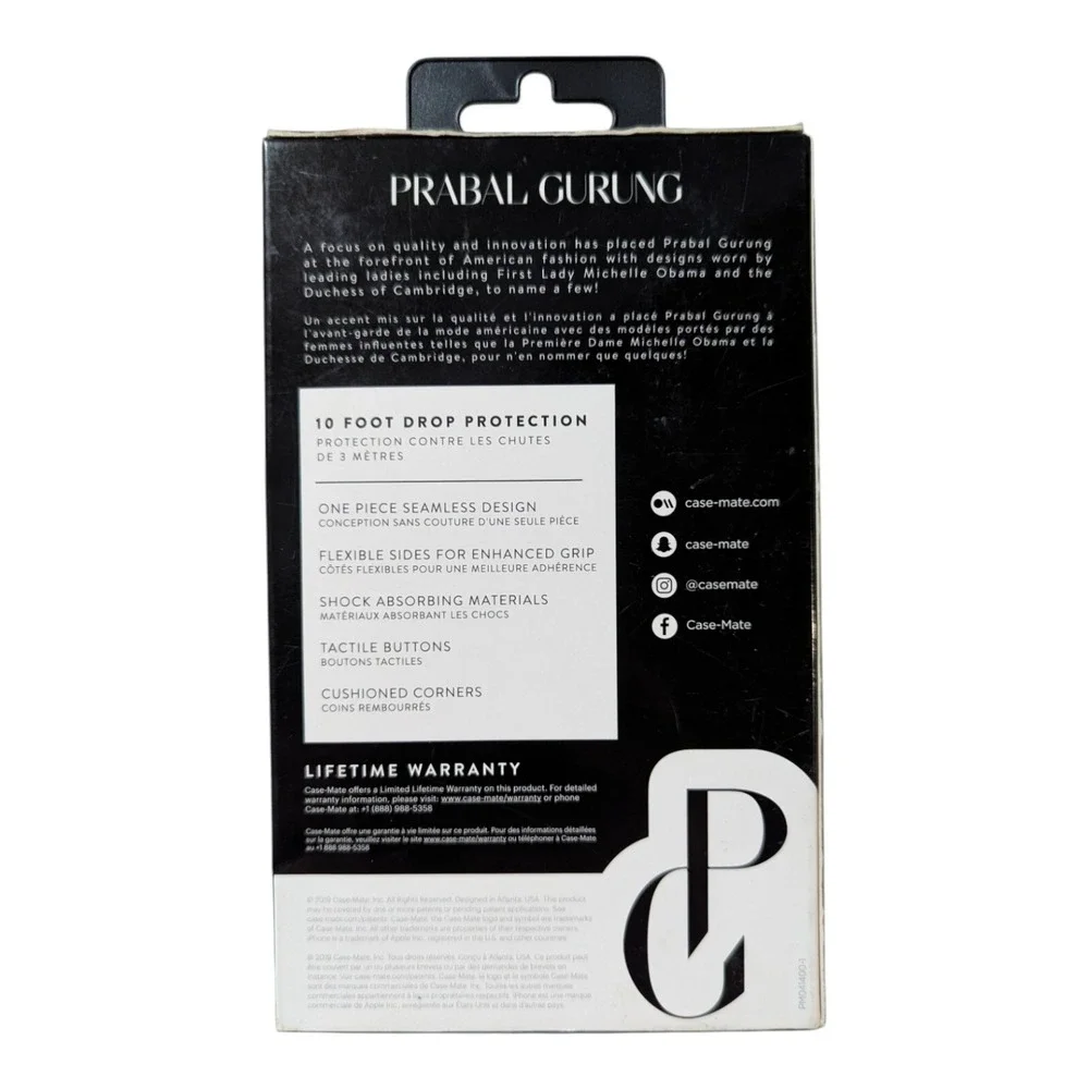 Q9. Case-Mate Prabal Gurung Case Apple iPhone 5.8